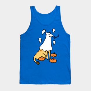 Spooky Ghost Giraffe Tank Top